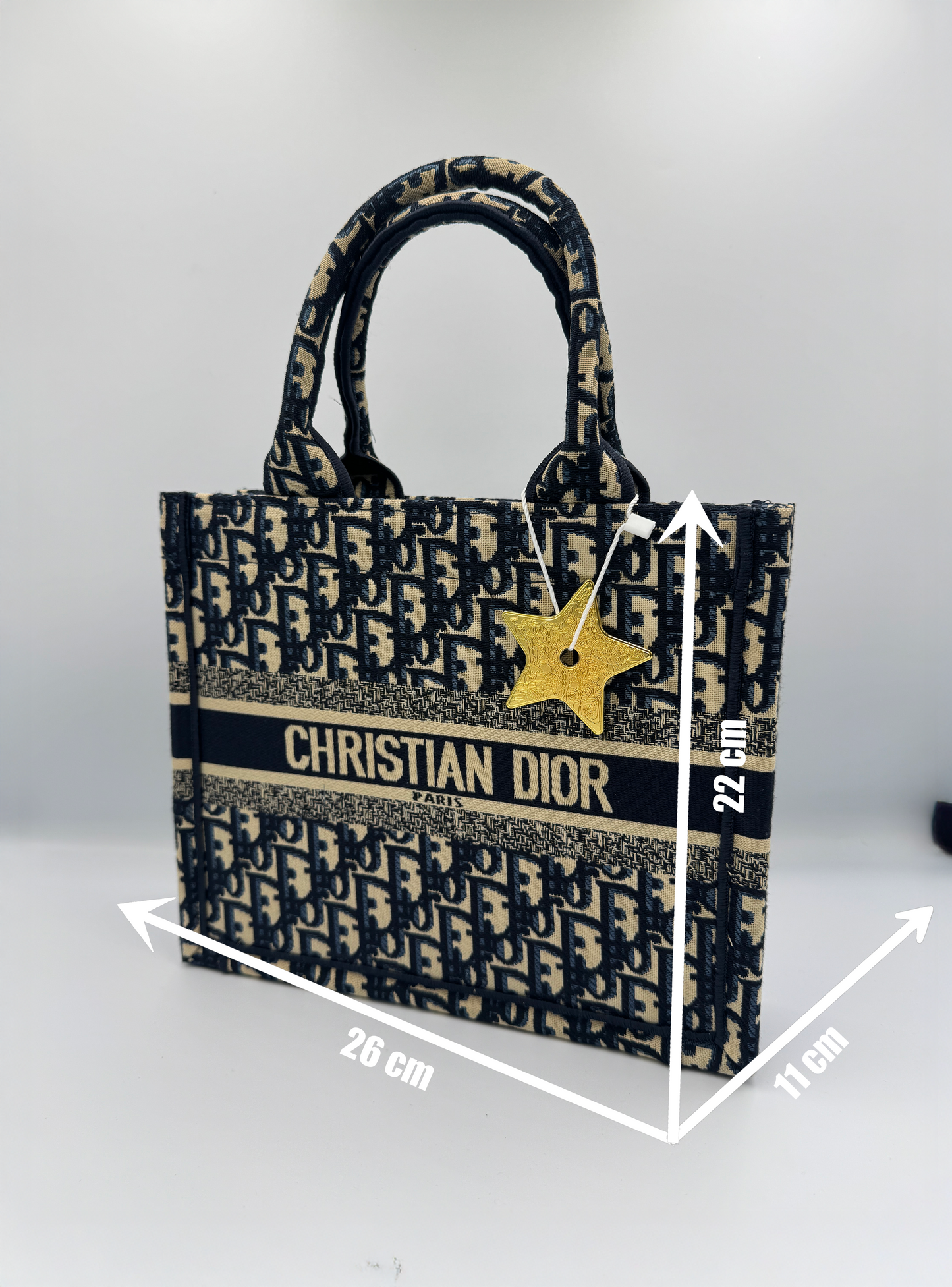 Dior Tote Bag Medium Blue
