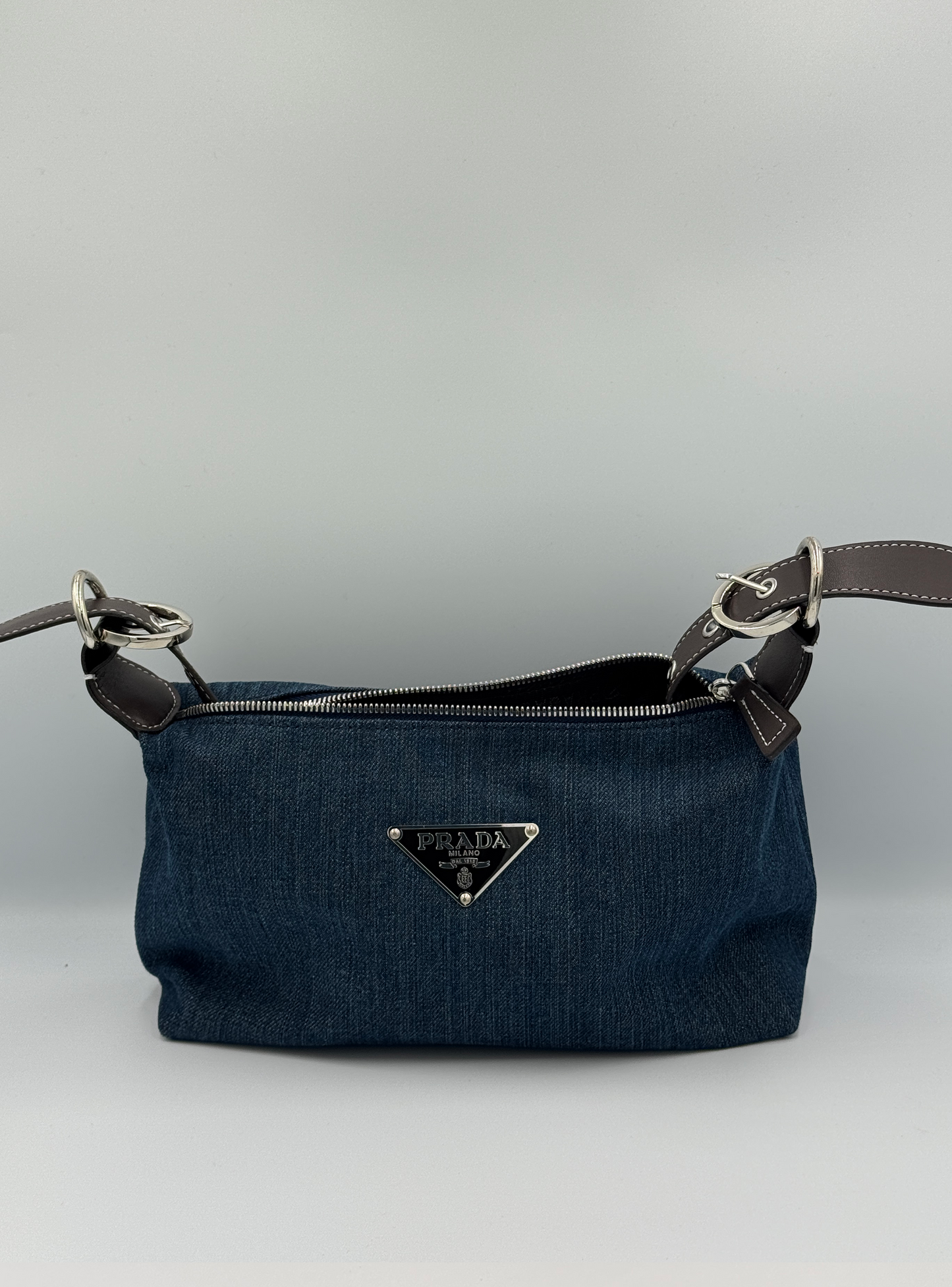 Prada Denim Shoulder Bag