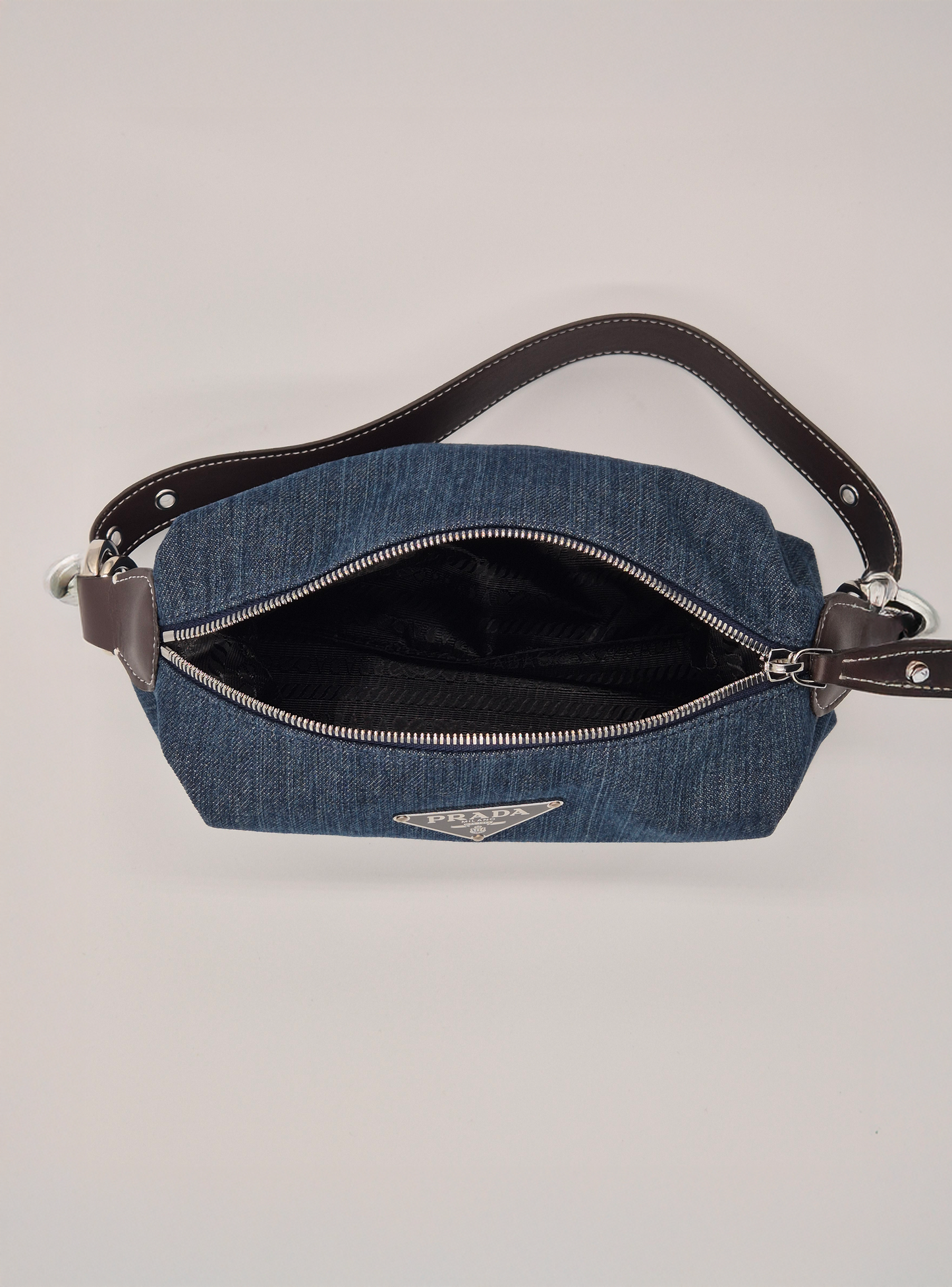 Prada Denim Shoulder Bag
