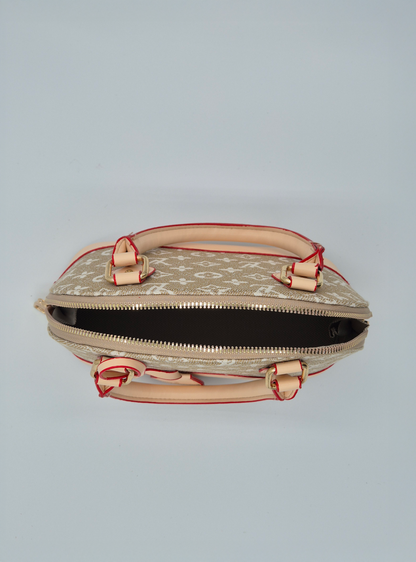 Louis Vuitton Alma BB Denim Beige