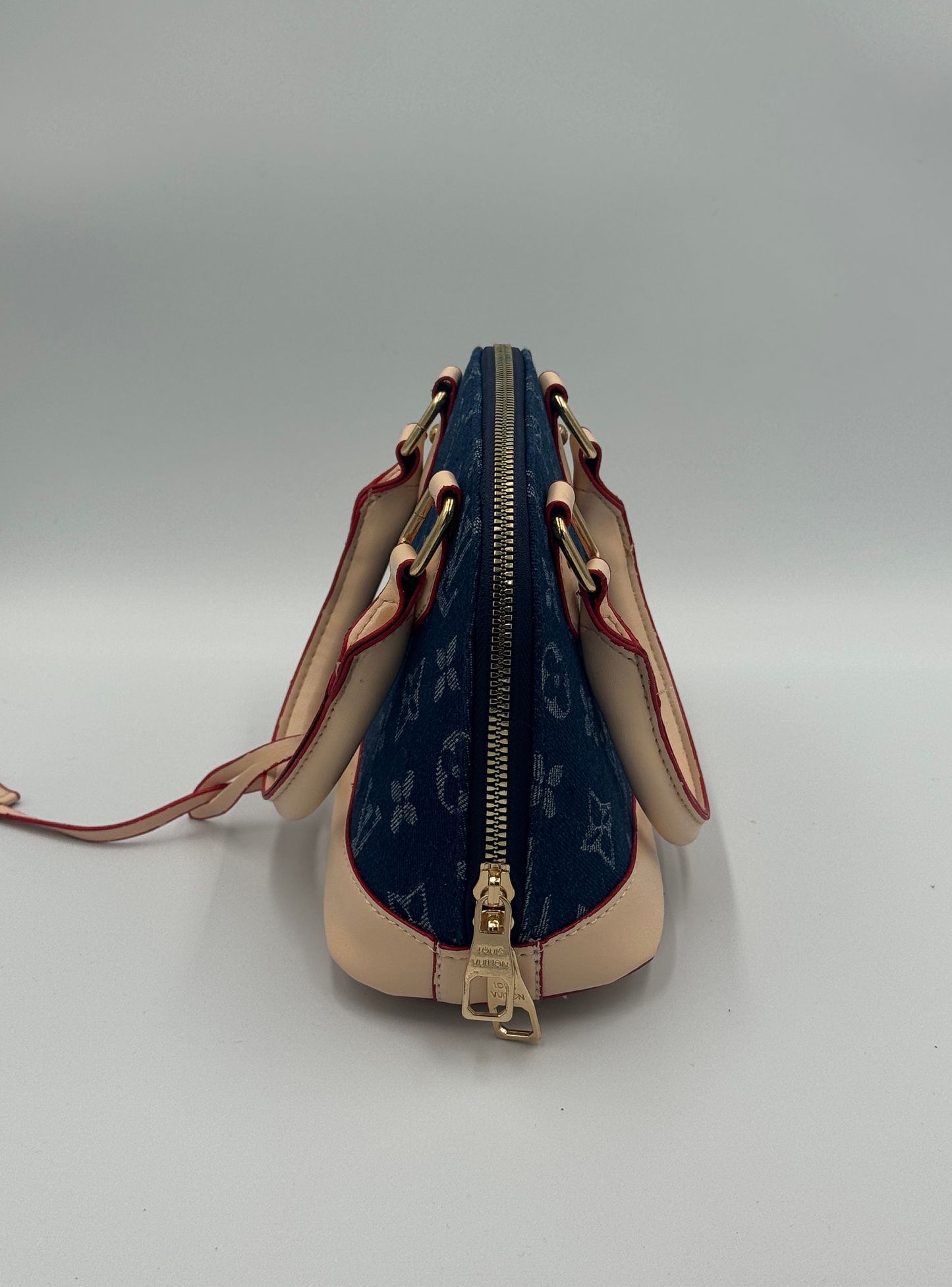 Louis Vuitton Alma BB Denim Blue