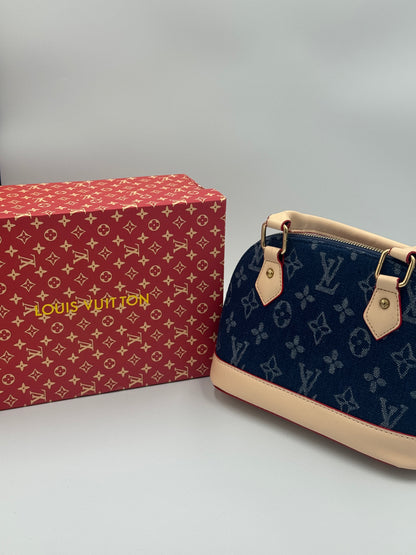 Louis Vuitton Alma BB Denim Blue