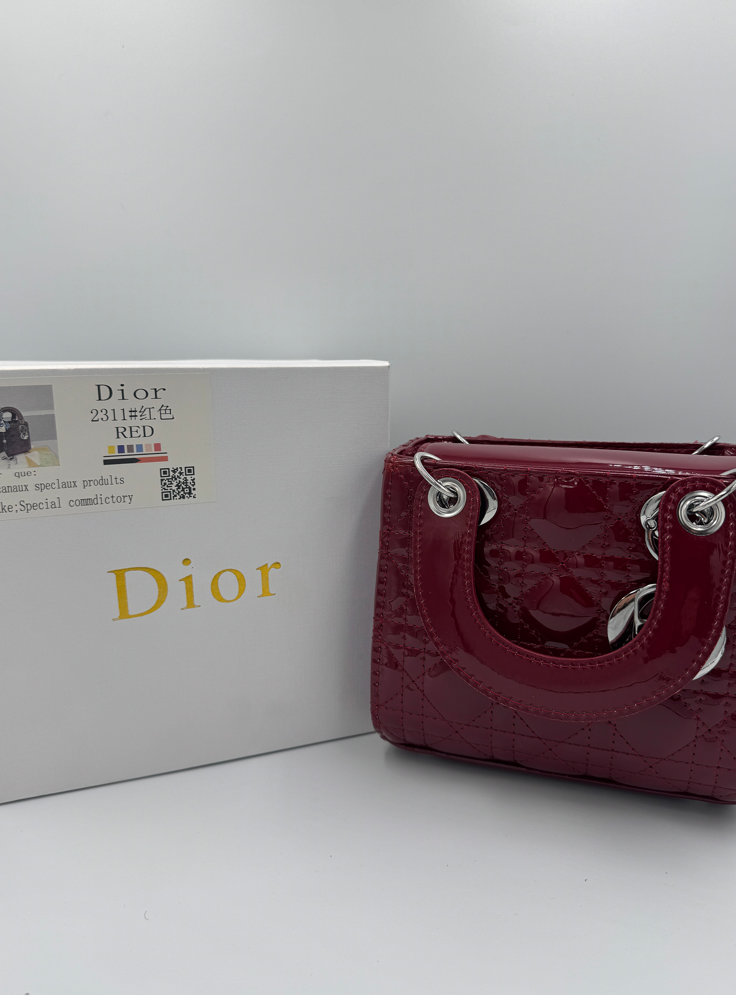 Lady Dior Burgundy