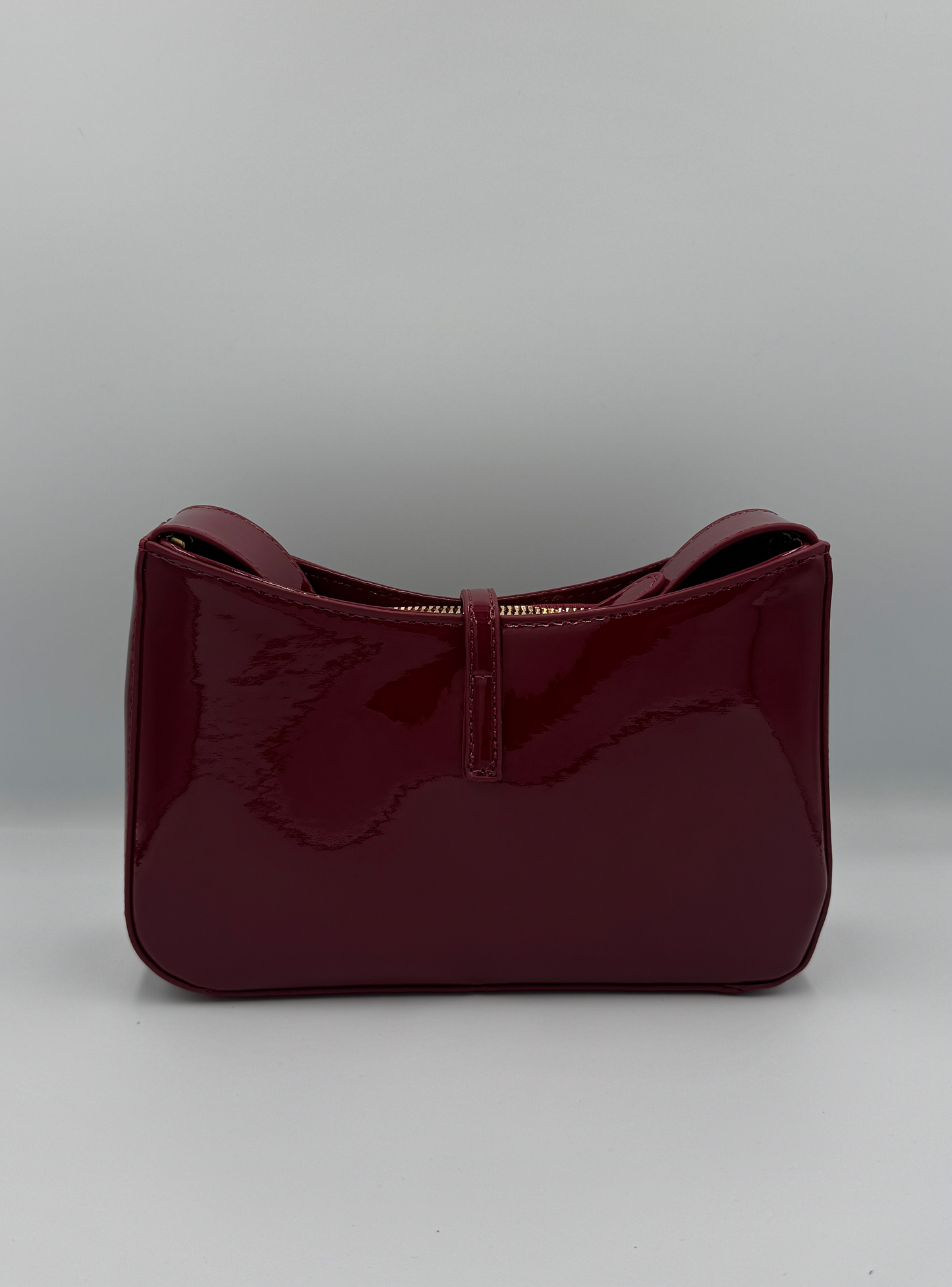 Saint Laurent Le 5 A 7 Burgundy Patent