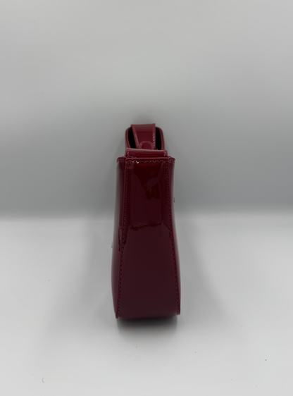 Saint Laurent Le 5 A 7 Burgundy Patent