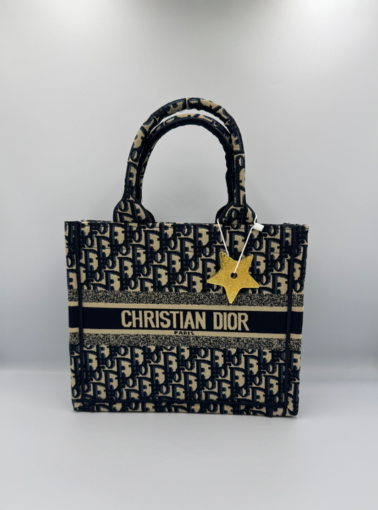 Dior Tote Bag Medium Blue
