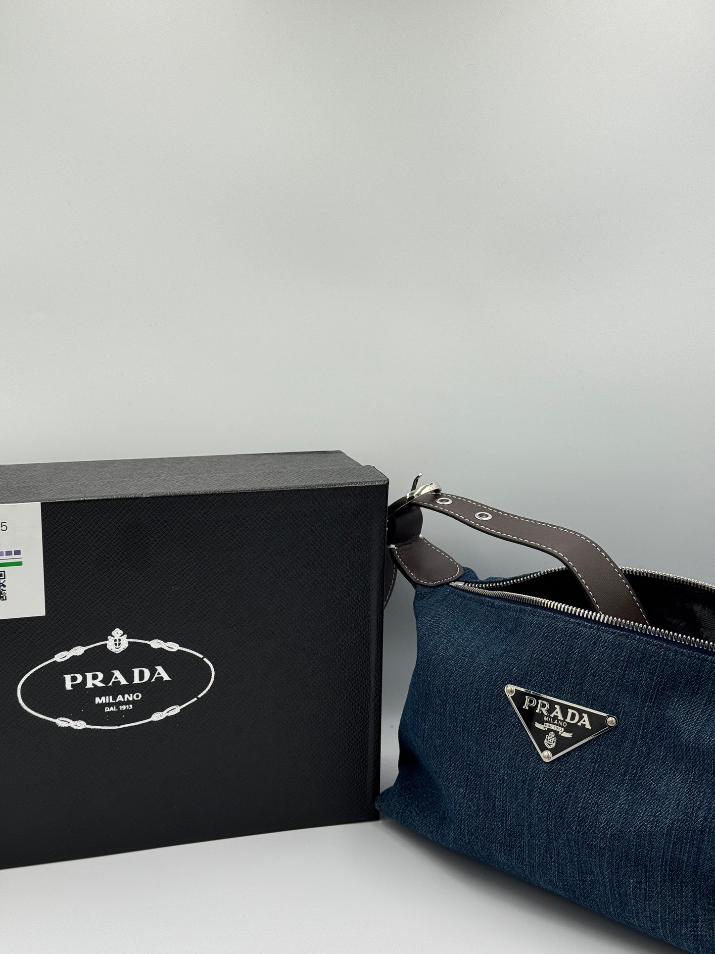 Prada Denim Shoulder Bag