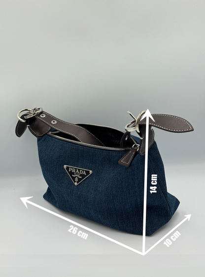 Prada Denim Shoulder Bag