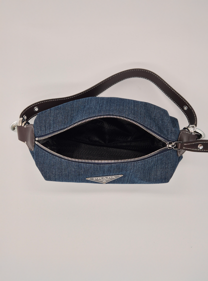 Prada Denim Shoulder Bag