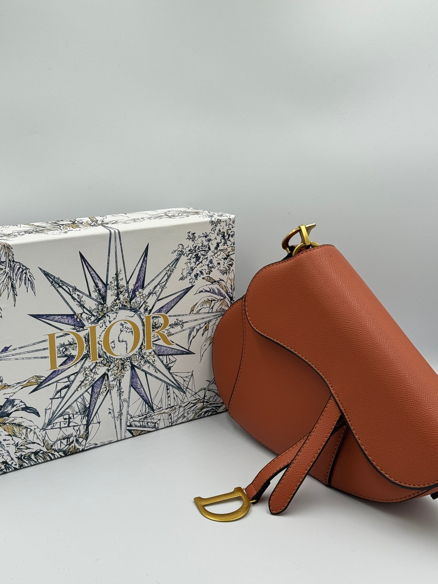 Dior Saddle Bag Brown