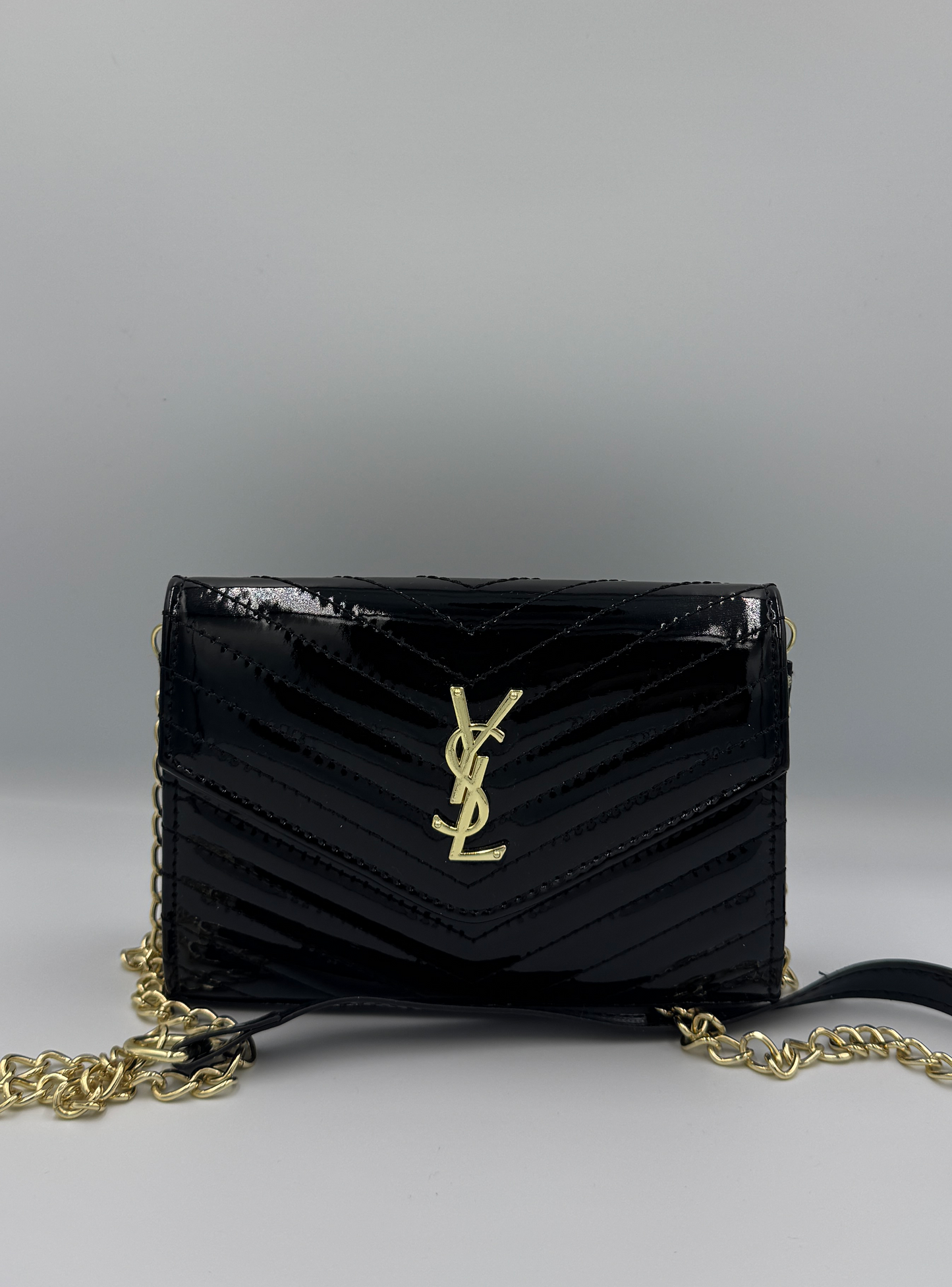 Saint Laurent Cassandre Flap Envelope Black