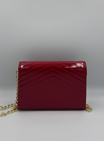 Saint Laurent Cassandre Flap Envelope Red
