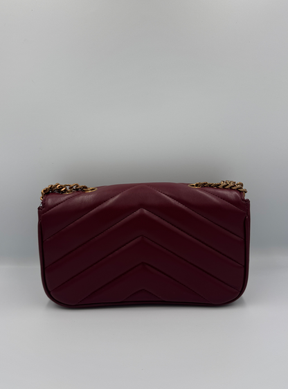 Saint Laurent Loulou Burgundy